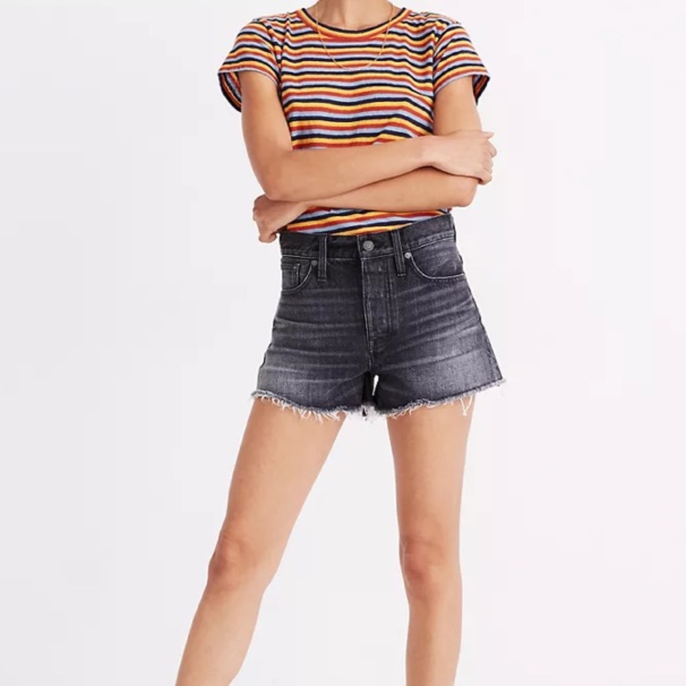 Madewell Relaxed Denim Short in Calverley Wash